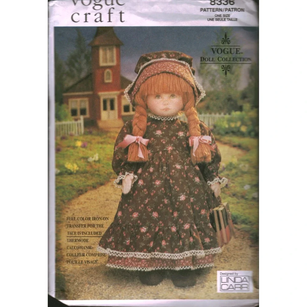 Vogue Craft 8336 Linda Carr Early American 18 Inch Doll Outfit Sewing Pattern‎